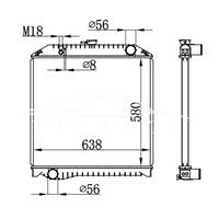 HINO MT RADIATOR 16090-4601