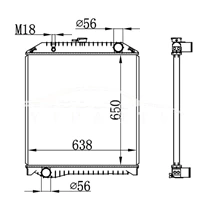 HINO MT RADIATOR 16090-6040