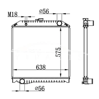HINO MT RADIATOR 16090-6060