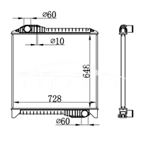 HINO MT RADIATOR 16090-5572 16090-5592