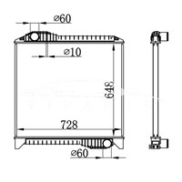 HINO MT RADIATOR 16090-5572 16090-5592