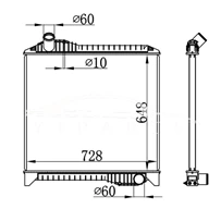 HINO MT RADIATOR 16081-6000