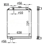 HINO MT RADIATOR S1609-E0272