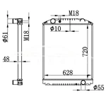 HINO NEGM P11G MT RADIATOR