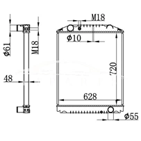 HINO NEGM P11G MT RADIATOR