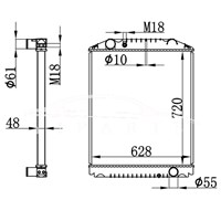 HINO NEGM P11G MT RADIATOR