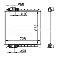 HINO MT RADIATOR 16090-1561