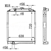 HINO MT RADIATOR