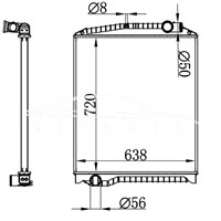 HINO MT RADIATOR 16041-E0570