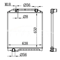 HINO MT RADIATOR 16041-E0560
