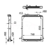 IVECO RADIATOR 8139294 93160529 62343A MT