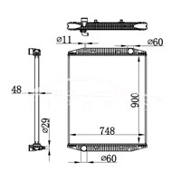 IVECO EUROSTAR MT RADIATOR