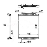 IVECO MT RADIATOR 8139294 9310529 619730