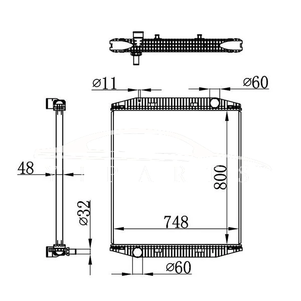 IVECO EUROSTAR MT RADIATOR