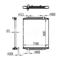 IVECO MT RADIATOR 500384262 93160531 99488785 619710