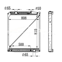 MERCEDES-BENZ ACTROS RADIATOR 942.500.09.03 942.500.15.03 NISSENS 62652A