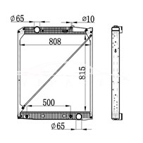 MERCEDES-BENZ ACTROS RADIATOR 942.500.09.03 942.500.15.03 NISSENS 62652A