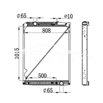 MERCEDES-BENZ ACTROS RADIATOR 942.500.12.03 NISSENS 62791A