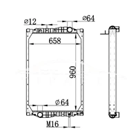 MERCEDES-BENZ KASSBOHRER RADIATOR NISSENS 69604A