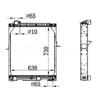 MERCEDES-BENZ NG90 RADIATOR 652.501.44.01