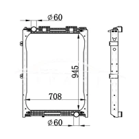 MAN MT RADIATOR 81.06101.6407 NISSENS 62870A