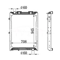 MAN MT RADIATOR 81.06101.6407 NISSENS 62870A