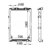 MAN MT RADIATOR 81.06101.6421 NISSENS 62872A