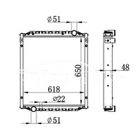 MAN L 2000 MT RADIATOR