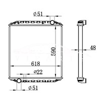 RENAULT MT RADIATOR 5010.230.826