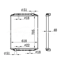 MAN L 2000 MT RADIATOR 81.06101.6326 628780
