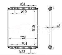 RENAULT MT RADIATOR 5010.315.132 NISSENS 638480