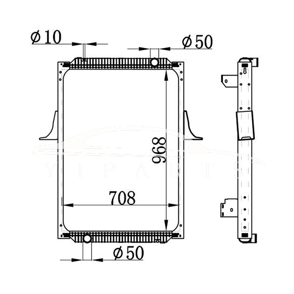RENAULT MT RADIATOR 5010.315.842 NISSENS 63787A