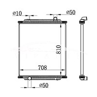 RENAULT MT RADIATOR 5001.839.113 NISSENS 637890