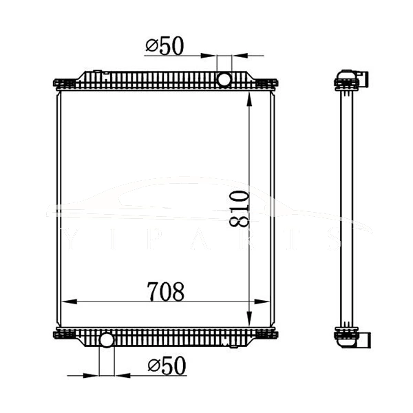 RENAULT 210 MT RADIATOR