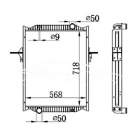 RENAULT MT RADIATOR 5010.315.825 NISSENS 63782A