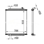 RENAULT MT RADIATOR 5001.858.494 NISSENS 672450