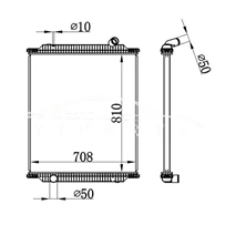 RENAULT MT RADIATOR 5001.858.494 NISSENS 672450