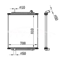 RENAULT MT RADIATOR 5001.858.494 NISSENS 672450