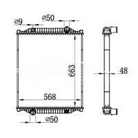 RENAULT MIDLUM MT RADIATOR