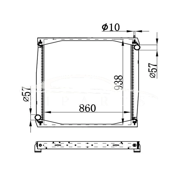 SCANIA MT RADIATOR 1327249 139743 NISSENS 64069A