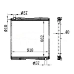 SCANIA MT RADIATOR A9405001503
