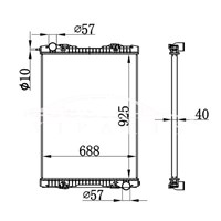 SCANIA BUS MT RADIATOR