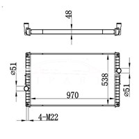 VOLVO MT RADIATOR 100310942 3018818 NISSENS 65468A