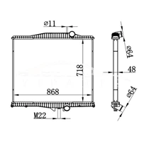VOLVO MT RADIATOR 1010801 1003499 1003617