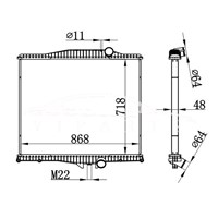 VOLVO MT RADIATOR 1003627 3MF5555M2