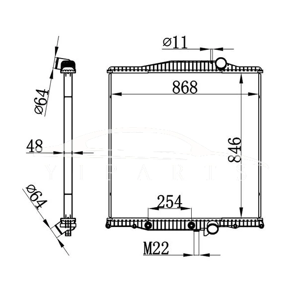 VOLVO AT RADIATOR 1003610 1003610C1