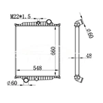 VOLVO MT RADIATOR 8112977 8149641 NISSENS 65477