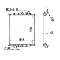 VOLVO MT RADIATOR 8112977 8149641 NISSENS 65477