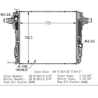 DPI 13849 HC3Z8005C RADIATORS FOR FORD SUPER DUTY