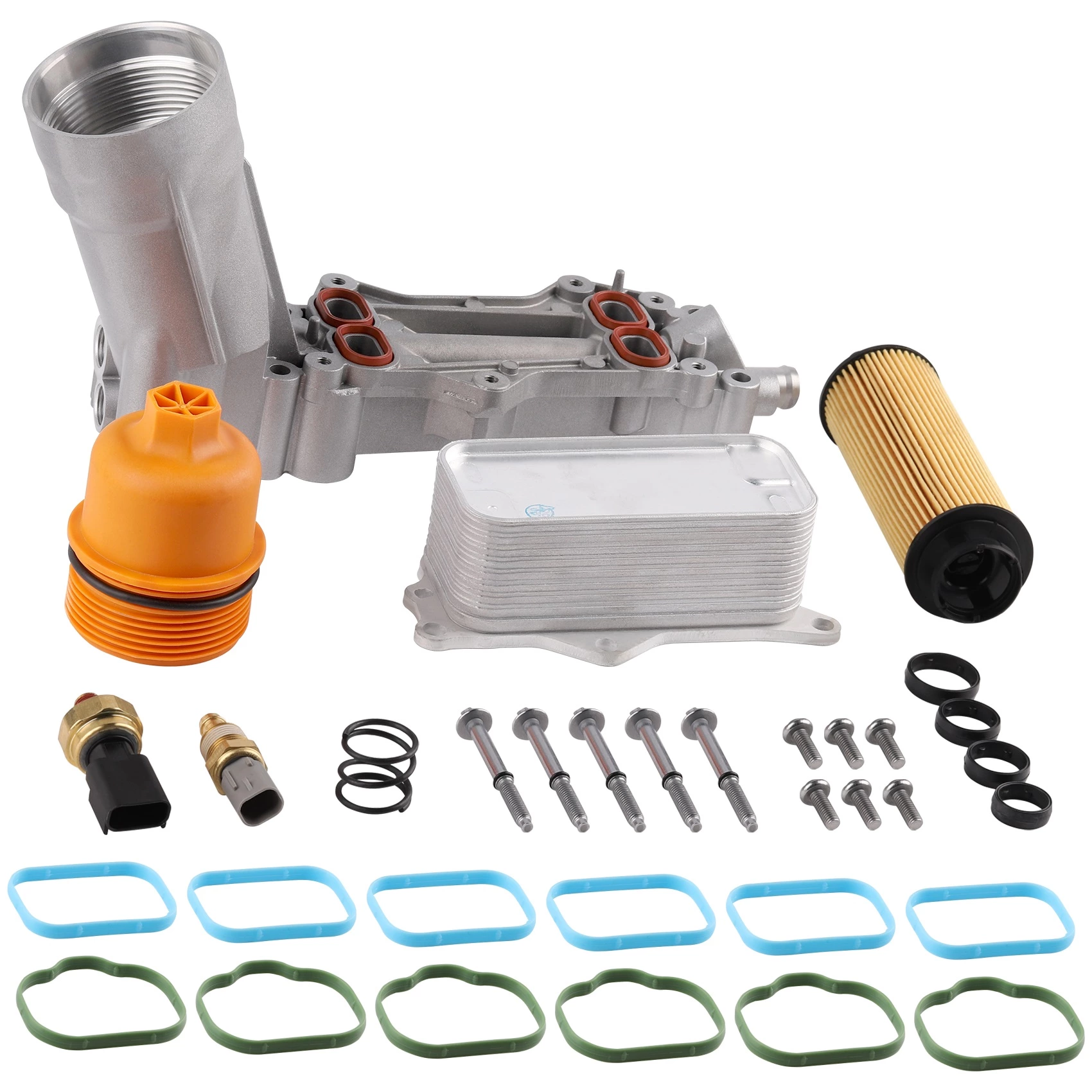 Oil Cooler Aluminum Filter Housing Adapter For 11-13 Jeep Dodge Chrysler 926-959  68105583AF